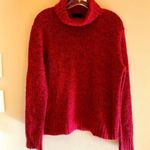 The Limited  Lambswool Angora Rabbit Hair Blend Roll Neck Knit Sweater Red Size M Photo 0