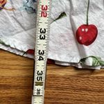 Nick & Nora  Nightshirt S/M White Cherry Print‎ Cotton Button Front Sleep Shirt Photo 10