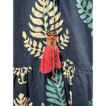 Bell by Alicia Bell Dress Womens XS Tropical Resort Vacation Travel Beach Blue Photo 4