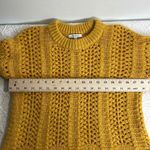 Madewell Windemere Pointelle Pullover Sweater Gold size XS Photo 11