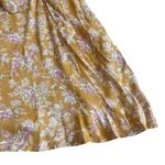 Free People Lucie Mini Dress Golden Coin Combo Floral Print Lace Size 8 Women's Photo 12