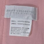 Dessy Collection Bustier Crepe Midi Dress Adjustable Bow Straps Desert Rose 3069 Pink Size 12 Photo 4