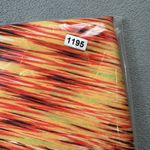 Guess  Skirt Womens M Pencil Straight Mid Rise White Orange Fiery Abstract Sheath Photo 7