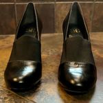 Alex Marie  Black High Heel Pump Elastic Strap Size 8.5 M Photo 2