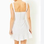 Lilly Pulitzer  $218 Rocko white eyelet romper dress 12 M L Photo 8