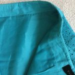 Talbots Star Eyelet Pencil Skirt Turquoise - Sz 8 Photo 11