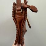 Hidesign Mimosa 03 Sling Bag East India Brown Goat Leather Crossbody Satchel Bag Photo 5