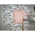 Athleta  | women blush pink hoodie sweater Photo 5