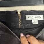 Wild Honey  Women Size Small Stretchy Black Mini‎ Denim Skirt Photo 2