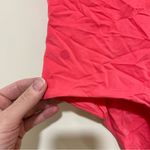 Lululemon Wundermost Nulu Square Neck Bodysuit Tank Top Bright Pink Size 4 Photo 3