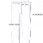 Gymshark Women Sport Leggings M Blue Yellow Stretch Pocketed Activewear Gym Photo 7