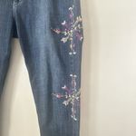 Wrangler  Women's Skinny Jeans Aztec Embroidered Cowgirl Mid Rise Size 13 Photo 4
