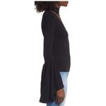 Leith  Black Moody Witchy Buckle Choker Neck Sweater Size XS Photo 3