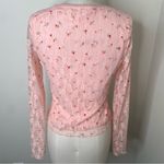 Thirty Thirty Floral Lace Top in Pink L Size L Photo 1