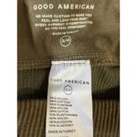Good American ‎ Olive Green Ribbed Knit High Waist Leggings Tights Yoga Pants Photo 2