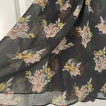 Kimchi Blue Urban Outfitters Grey Floral Racerback Layered Flowy Tank Top Medium Photo 2