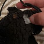 Free People one black lace top mini swing dress xs Photo 7