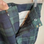 Old Navy Pixie 16 Tall Tartan Plaid Pants Green Hi Rise Ankle Trousers No Fade Photo 5
