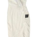 Lulus White Captivated Beauty Satin Ruffle Dress Bridal Wedding size S NEW Tags Photo 0