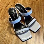 Nine West white open toe heels Photo 1