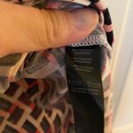 White House | Black Market Pink and Black Geometric Print Tank with Silver Chain Photo 7