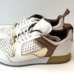 CRUYFF lusso Woman Sporty Sneakers Shoes Size 37 White and Gold Fashion Football Photo 3