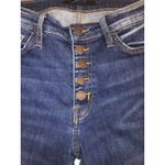 Vervet Flying Monkey Jeans Mid Rise Skinny Size 28 Blue Button Front Stretch Dark Wash Photo 2