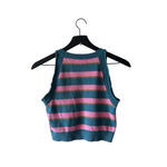 Madewell Crochet-Trim Crop Sweater Tank Women's Size S Photo 2