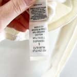 Citizens of Humanity Iris Cutout Ribbed Long Sleeve Tee Top Shirt White Small Photo 4