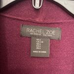 Rachel Zoe Deep Burgundy open front Cardigan L Photo 1