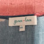 Grace & Lace Pink and White 3/4 Sleeve Boxy Blouse Size undefined Photo 1