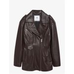 ANINE BING leather moto jacket NEW Photo 5