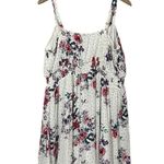 Torrid  Mini Gauze Smocked Waist Dress - Floral White - 2 Photo 8