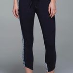 Lululemon Retreat 7/8 Leggings Navy Blue Star Crushed Silver Fox Deep Navy Photo 5