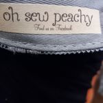 Oh Sew Peachy Hat Cap I Love TEXAS Black Denim Pink Glitter Photo 1