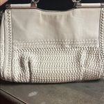 Coach Madison white woven Carrie Pinnacle drifter Satchel shoulder bag 23341 Photo 3