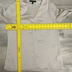 Banana Republic Beige Long Tie Sleeve V-Neck Blouse Size XS Photo 9