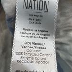 Nation Ltd  Woodstock Blue White Tie Dye Midi Tank Dress Size Small Photo 6