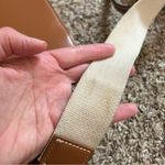 ZARA  tan faux vegan leather boxy retro 60s inspired crossbody clutch bag Photo 9