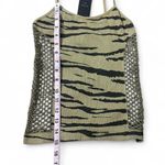 Y2K Tiger Print Mesh Tank Green Size undefined Photo 7