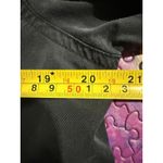 Free People  Off Campus Button Down Shirt Navy Metallic Size Small Photo 6