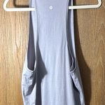 Lululemon Sweat Date Singlet- Lavender Grey PTP: 17 Sz:4? Photo 1