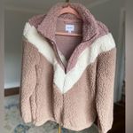 Nine West  Pullover Sweater Cozycore Valentines Sherpa Teddy Soft Zip Fluffy Photo 1
