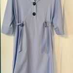 ZARA denim blue Dress With Belt Photo 2