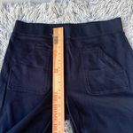 Maeve  By Anthropologie Black Size Medium Flare Leg Side Slit Comfort Pants Photo 5