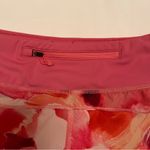 Athleta  Printed Run With It 3.5” Short small Painted Energy Coral Pink Floral Photo 7