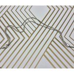 Silver Tone Slide Adjustable Box Chain Art Deco Shape Pendants Charms 2 Strands Photo 5