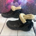 Merrell Women's Misha Black Leather Insulated Faux Fur Ankle Booties Size 9 Photo 4