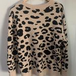 Daily Ritual Ultra Soft Jacquard Leopard Print Sweater XL Photo 2