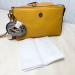 Mellow World Vegan leather Elegant Yellow/ Mustard Crossbody Bag NEW Yellow Photo 9